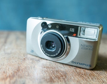 Olympus Newpic Zoom 600 APS System Point and Shoot Film Camera W