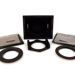 Ambico Plastic Filter Adapter Holder for 75x75mm Square Filters w/ 55&62 Rings
