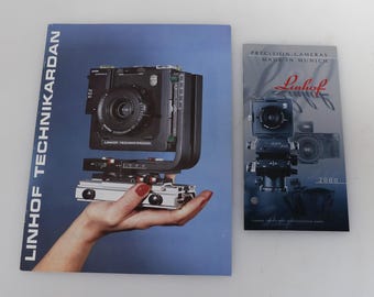 Linhof Technikardan Product Line Brochure 2000 - Set Of 2