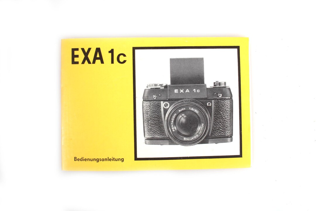 EXA 1c Camera Manual German - Etsy