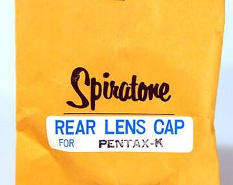 Pentax-k Rear Lens Cap..new Old Stock