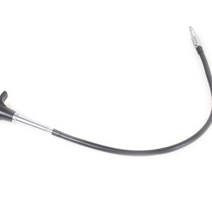Puede incluir: Un disparador mecánico de cable para cámara con un cordón negro flexible, un botón pulsador cromado y un mango de plástico negro, que cuenta con una punta metálica roscada en el extremo opuesto para la conexión a la cámara.