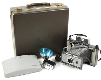 ポラロイドカメラ  セット ポラロイドカメラセット（フラッシュ、タイマー、ケース付き