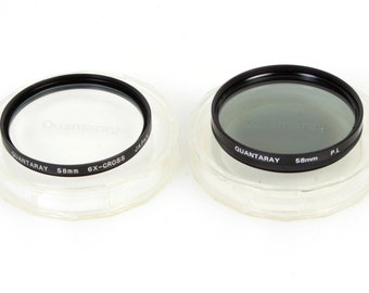 58mm Filters (2) Star & Polarizer