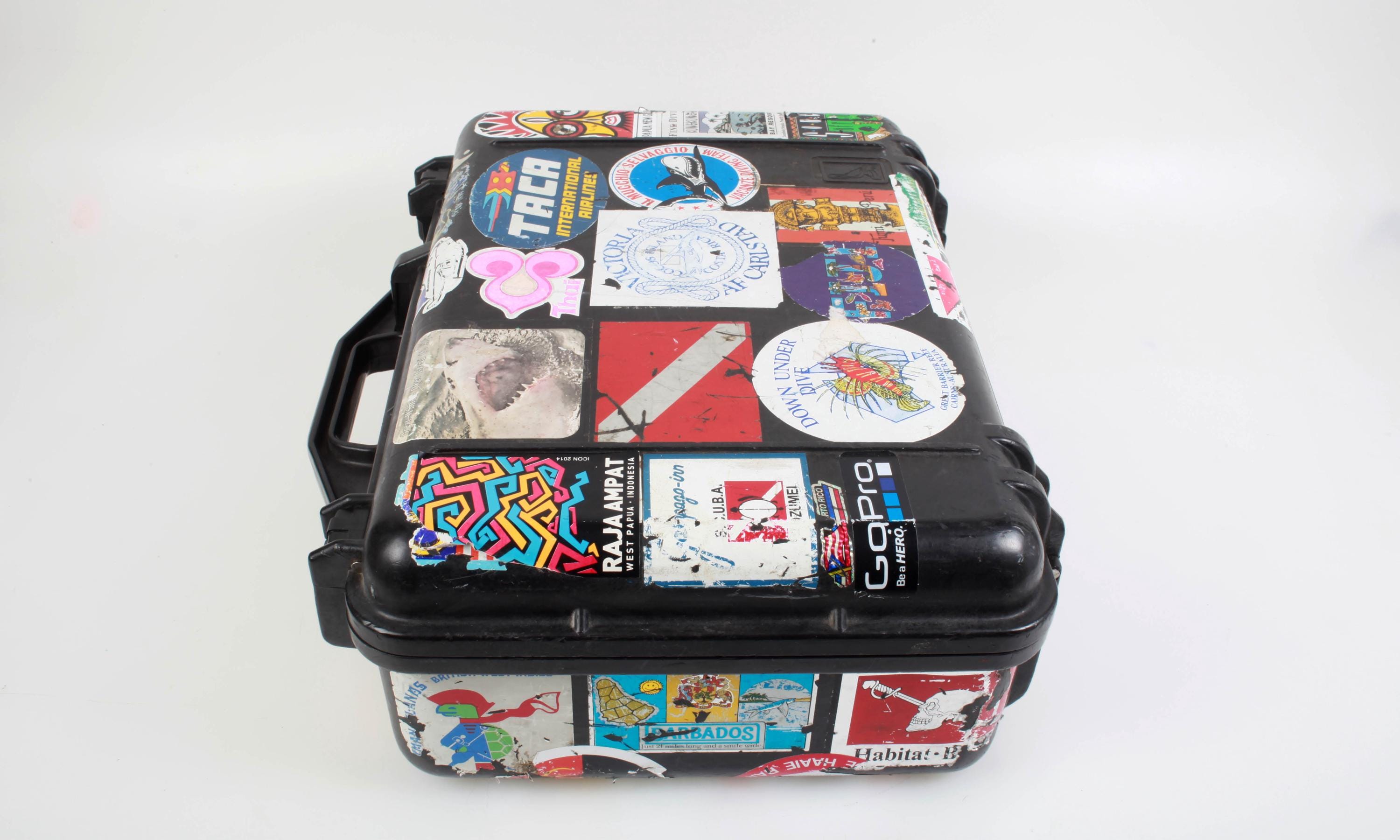 Vintage Pelican Peli-case Travel Case With Stickers 18x12x6 - Etsy