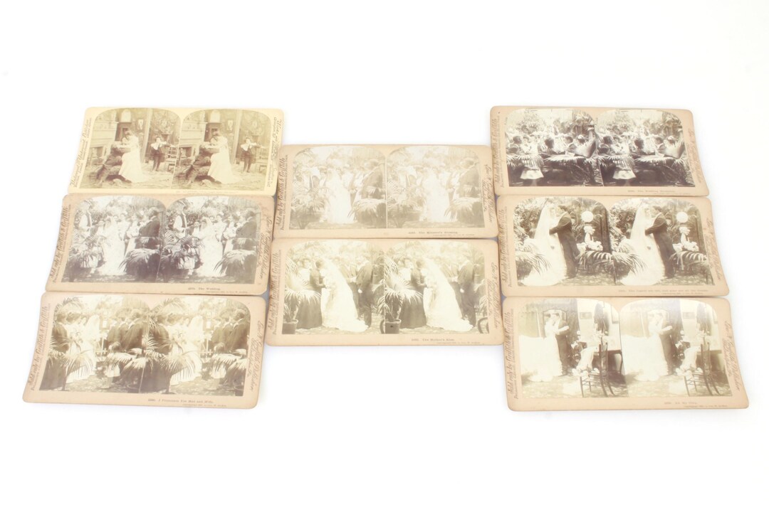 Stereoview Cards - Lot of 8 - Etsy