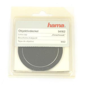 62mm Metal Screw-on Lens Cap for Universal Dslr Camera New