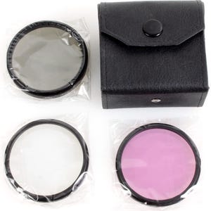 52mm Filter UV, CPL, FL-D Set of 3 in Case