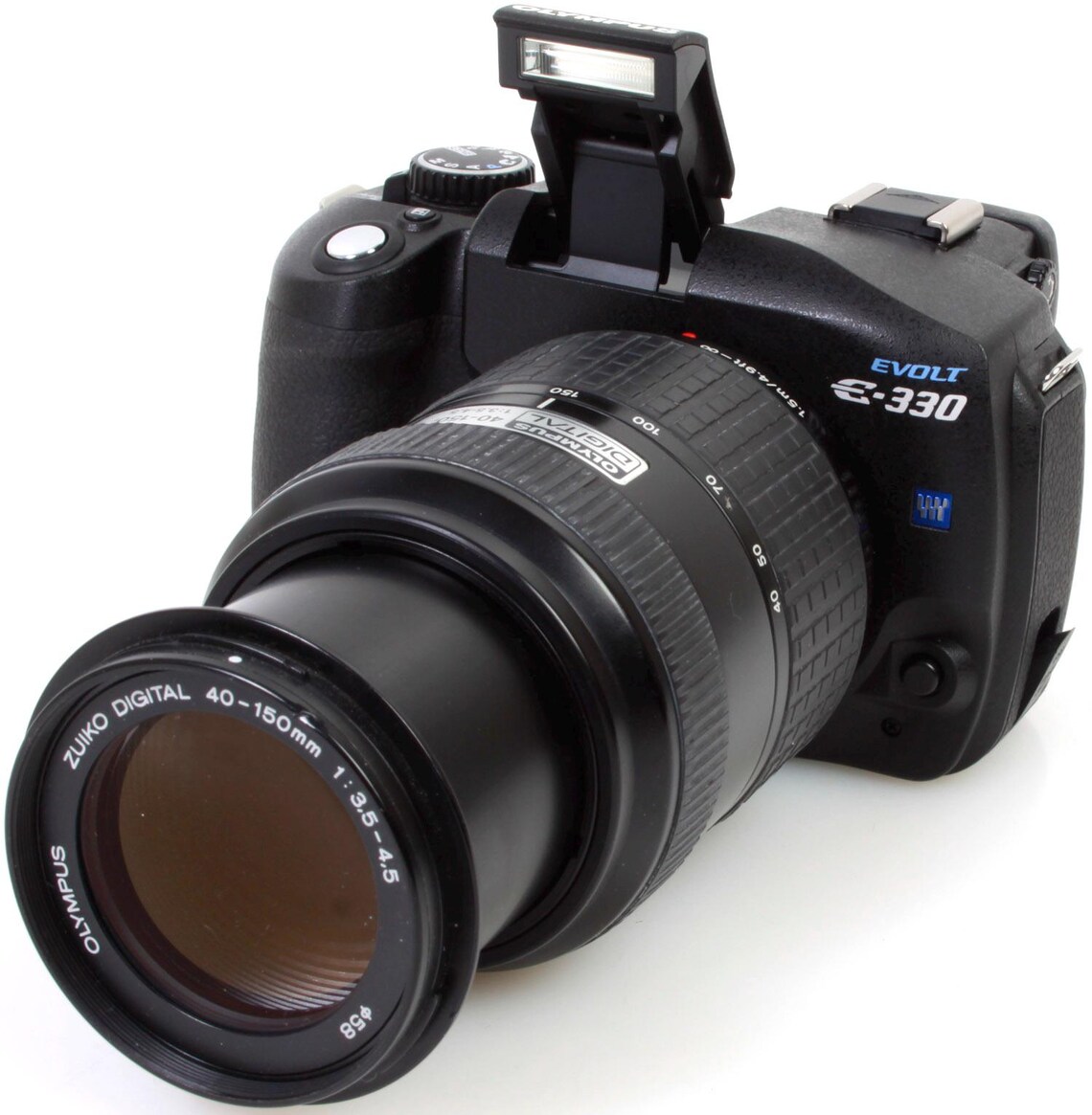 Olympus Evolt E-330 Digital SLR Camera W/ 40-150mm F/3.5-4.5 Lens, Accs ...