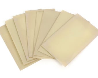 Photographic Glass Plates Exposed Set of 8 - for Display