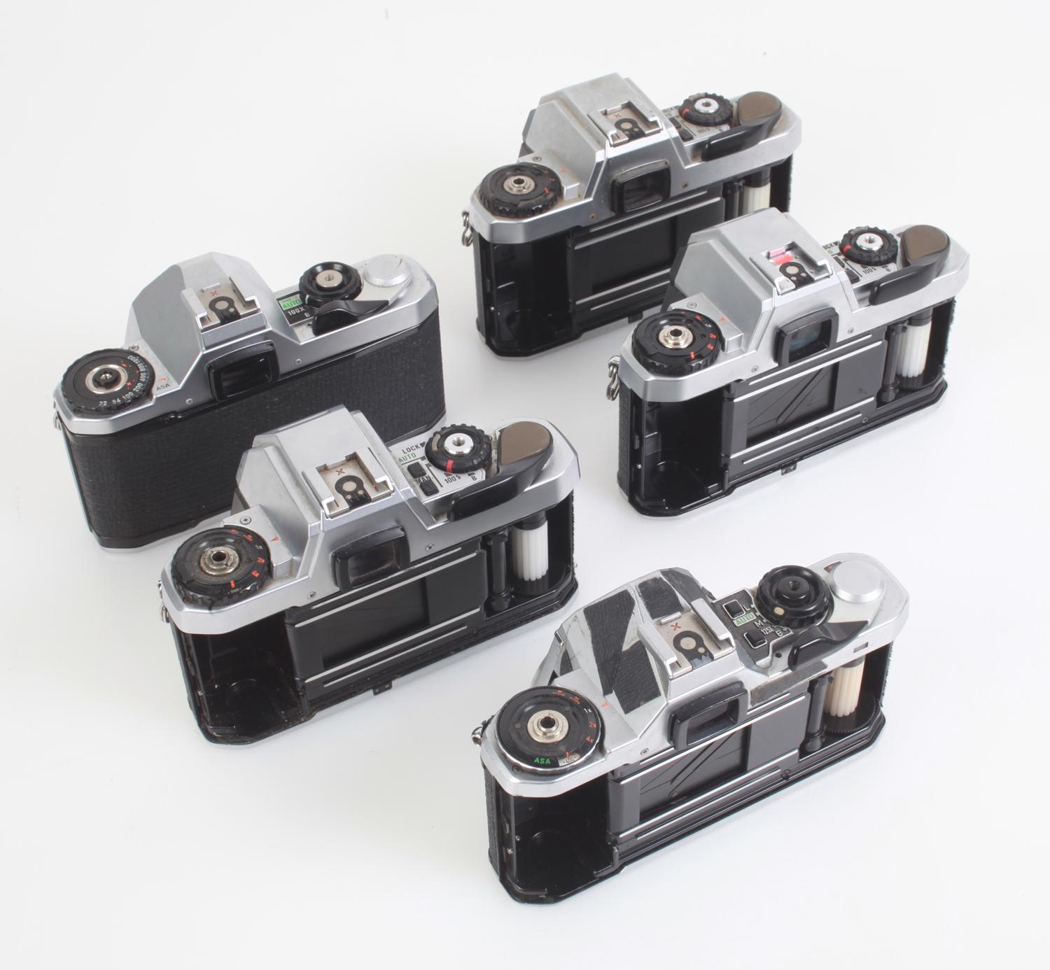ペンタックスKマウント35mmフィルムカメラ5台セット（ディスプレイ用
