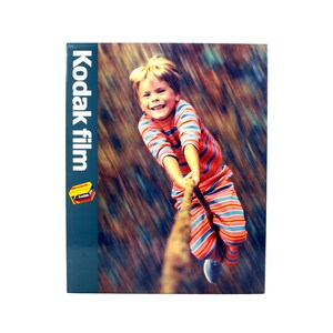 Vintage Kodak Film Promotional Mounted Poster 16x20 - Child Swinging on Rope Motion Blur