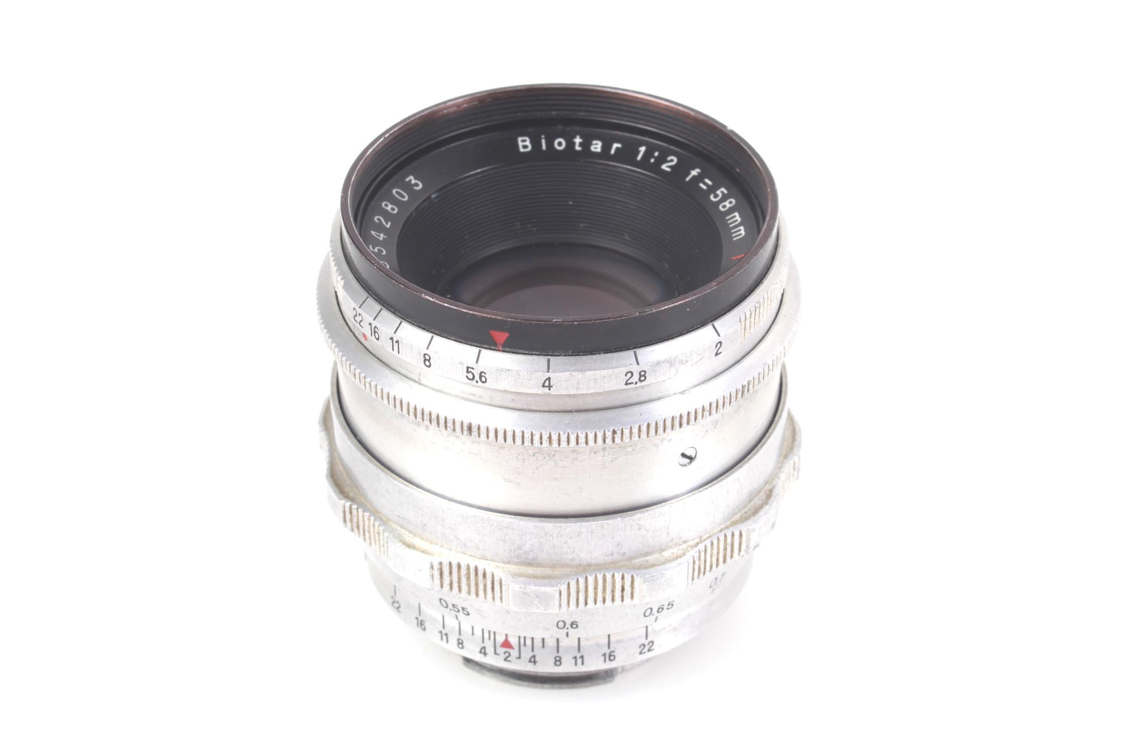 Carl Zeiss Jena Biotar 58mm F2 - Etsy