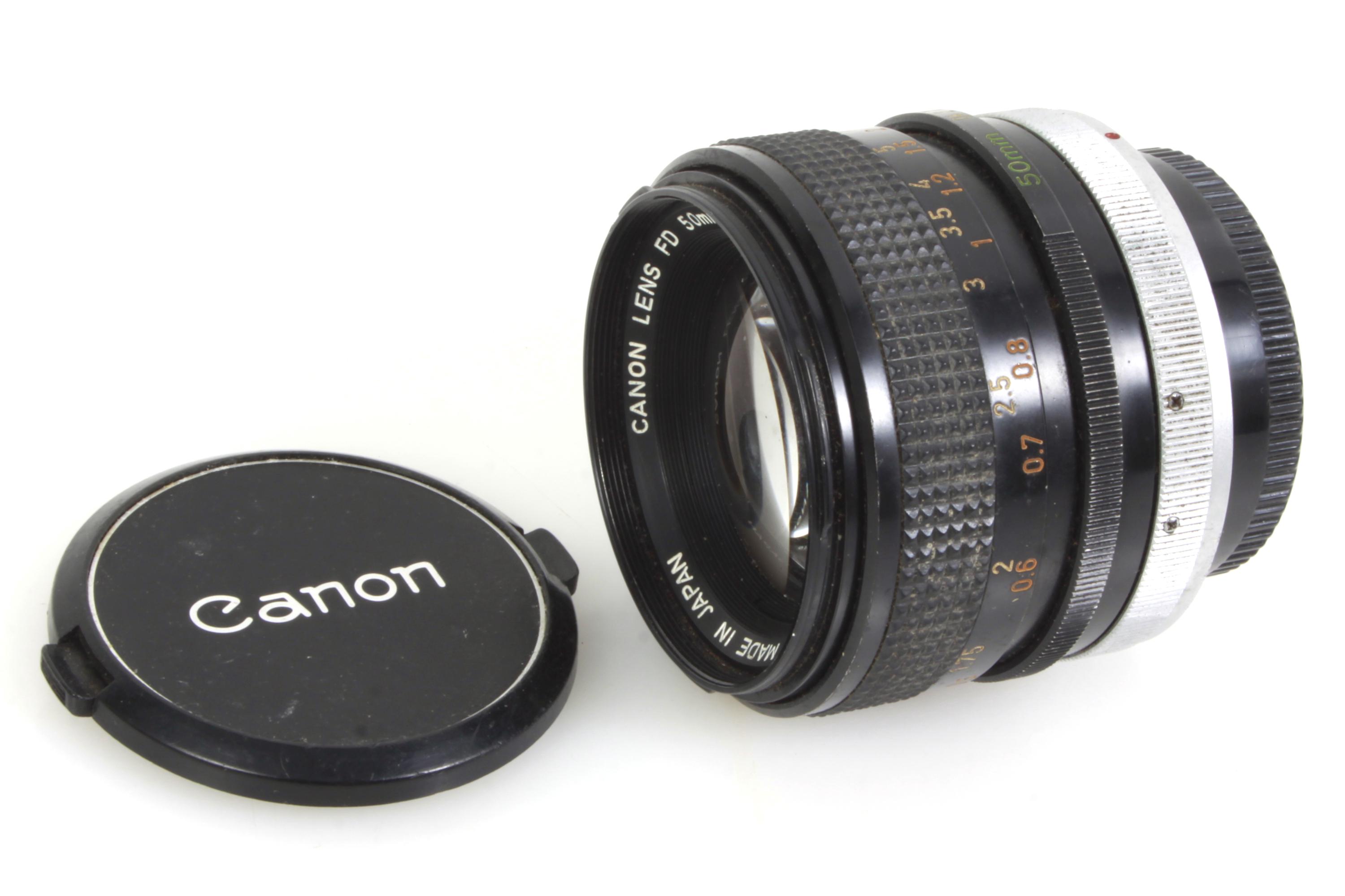 Canon FD 50mm 1.4 S.S.C. Lens for AE1/AE1P W/ Caps - Etsy