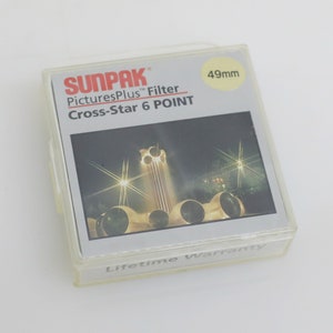 Sunpak 49mm Cross-Star 6 Point Filter image 3