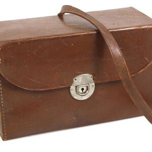 B&H cameratas bruin leer jaren 40