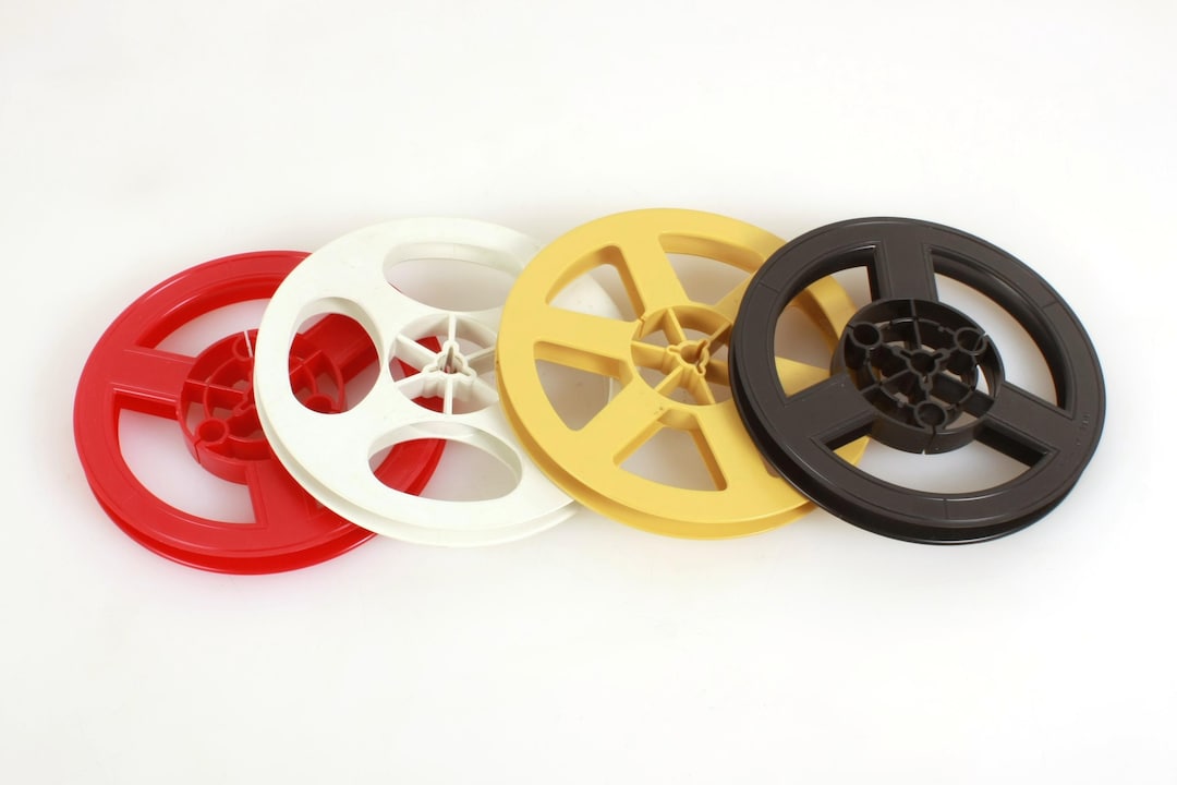 Movie Reels Multi Colors Set of 4 - Etsy