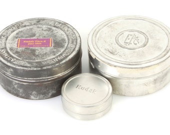 Vintage Kodak Metal Cans (3)