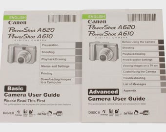 Digital Camera Canon Powershot A620 is 7.1 MP - Etsy