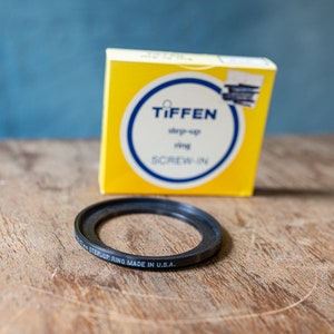 Tiffen 55mm to 67mm Step Up Ring in Box, New Old Stock