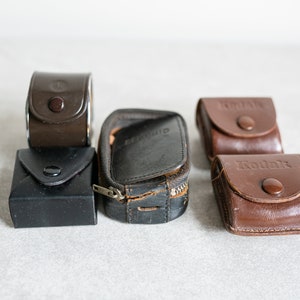 Camera Accessory Cases - Lot of 5 - Vintage