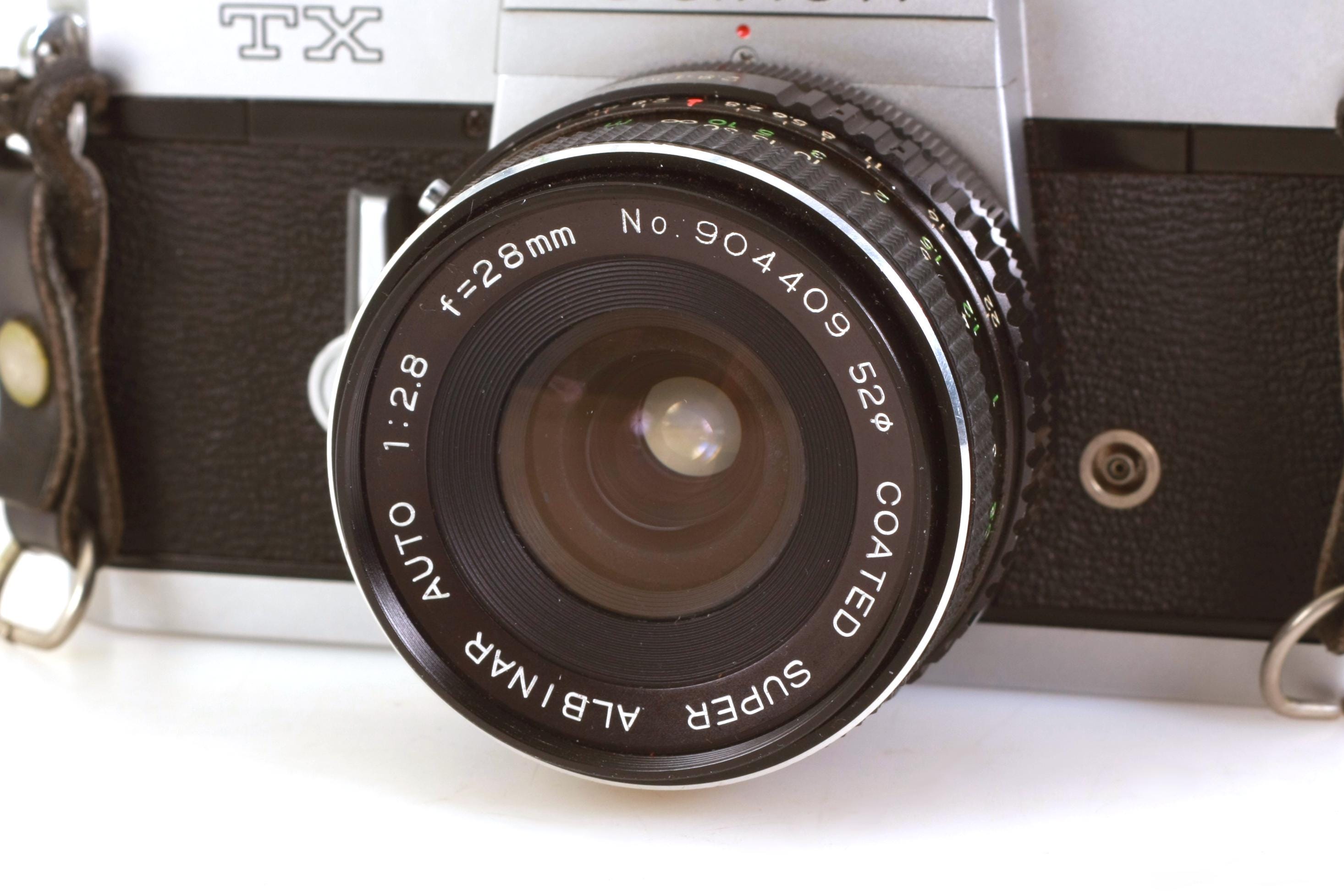 Canon TX 学生用フィルムカメラ マニュアル付き（白黒フィルム2本付き