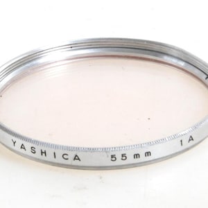 Genuine Yashica 55mm Skylight 1A Lens Filter Vintage Original