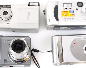 Digital Point and Shoot Camera Lot of 4 Props or Display