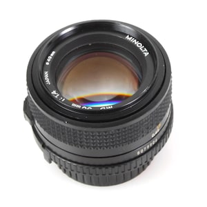 Minolta 50mm F/1.4 Prime Lens