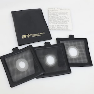 Larson Enterprises Vignetter Pro II 1-3 Lighting Lens Filter Set 6x7 in Case
