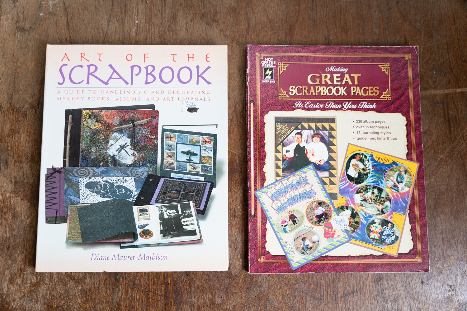 Set of 2 Scrapbooking Books Art of the Scrapbook Making Etsy