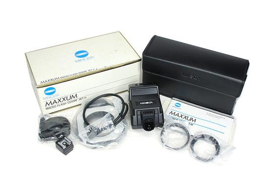 Macro Flash 1200AF Set(n) Minolta From Japan in Box - Etsy Macro Flash 1200AF Set(n) Minolta From Japan in Box - Etsy