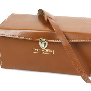 Leren vintage cameratas jaren 50