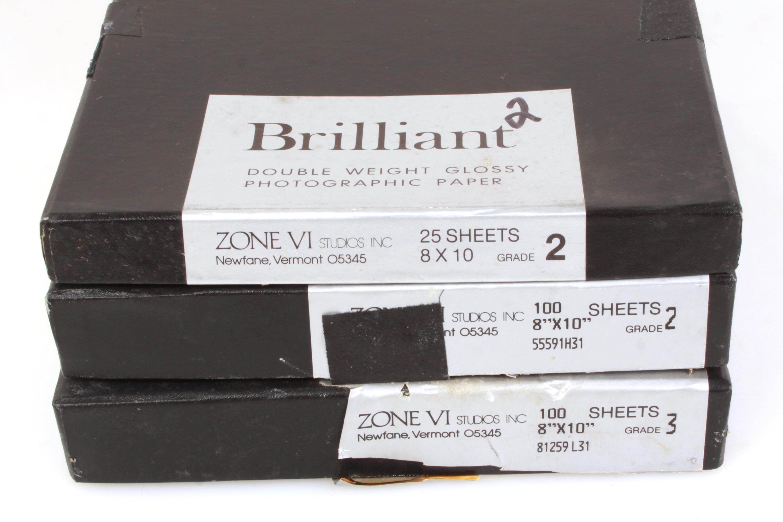 Photographic Printing Paper Zone VI 8x10 Grade 2/3 ~200 Sheets - Etsy