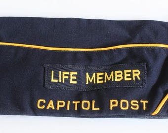 Jewish War Veterans of The United States Dress Hat Life Member With Pins