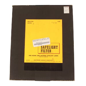 Boxed - Kodak Safelight Darkroom Rectangular Filter Series 3 8x10 Inch