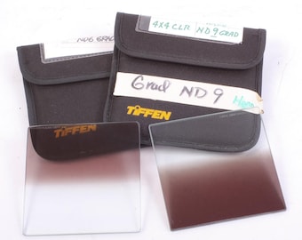 Tiffen 4X4 Grad ND6/ND9 Hard Filters with Soft Cases