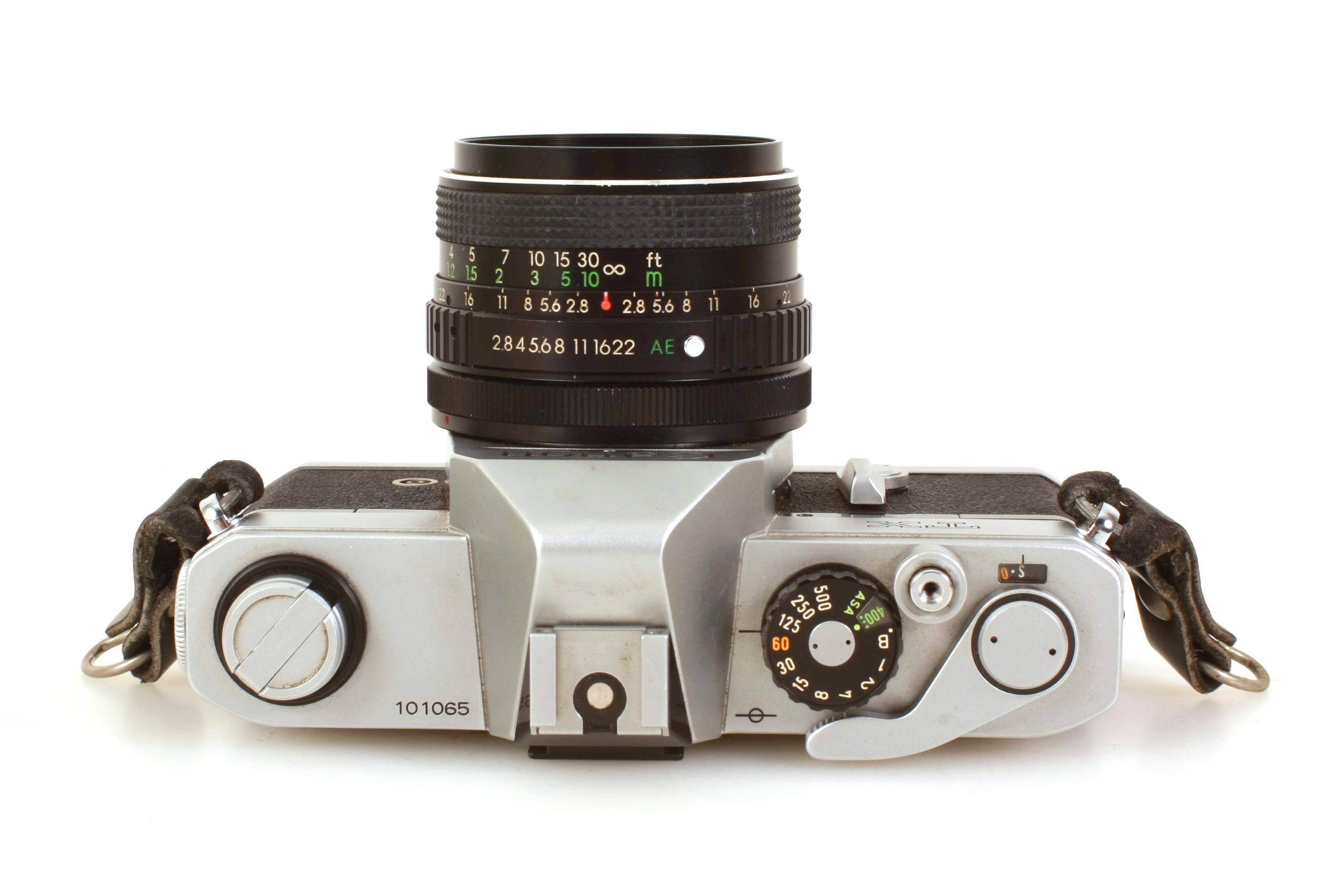 Canon TX 学生用フィルムカメラ マニュアル付き（白黒フィルム2本付き