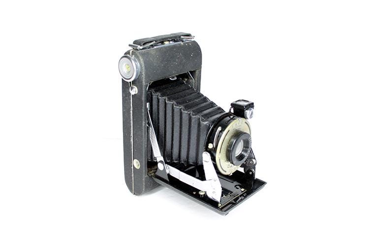 Appareil Photo Vintage Kodak Vigilant Juniors Six-20 Avec Notice Et Saccoche Cuir (Occasion)