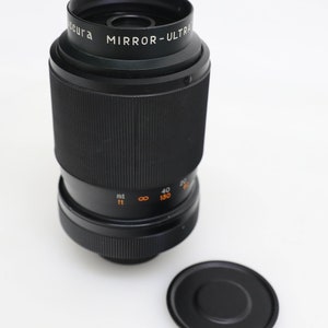 Vintage Accura Mirror-Ultratel 500mm f/8 Lens with Vello LA-NF-T Mount Adapter