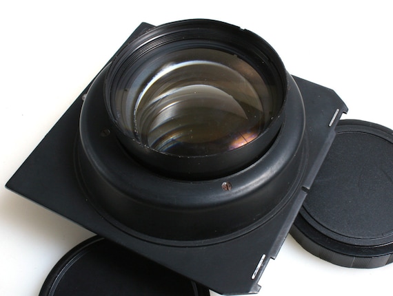 Carl Zeiss Planar 135mm F3.5 Lens on Rare Linhof Lens Board Carl Zeiss Planar 135mm F3.5 Lens on Rare Linhof Lens Board