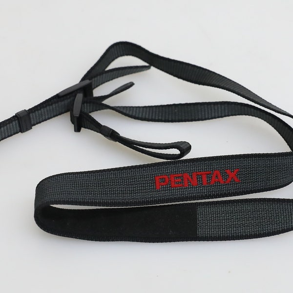 Vintage Pentax Strap - Gray/Black