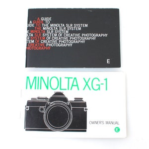 XG-1 Original Owner&#39;s Manual + Guide Set of 2