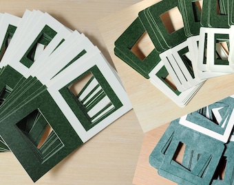 35mm Slide Mounts - Cardboard - Set of 25
