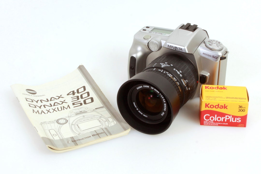 フィルムカメラ ボディ まとめ売り 30台セット 35番 35 mm 学生用カメラ、28-90 mm レンズ、フィルム、マニュアル付き