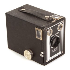 Kodak Brownie Target Six-20 Art Deco Box Camera Vintage
