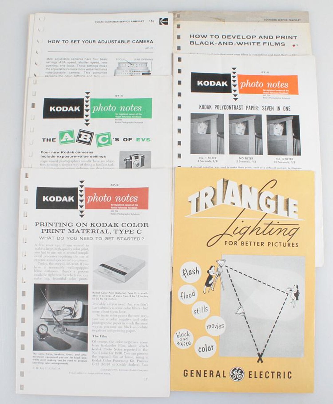 コダックフィルム写真情報冊子、6冊セット - Etsy 日本