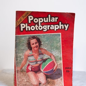 Popular Photography Magazine 2nd Issue Junio, 1937