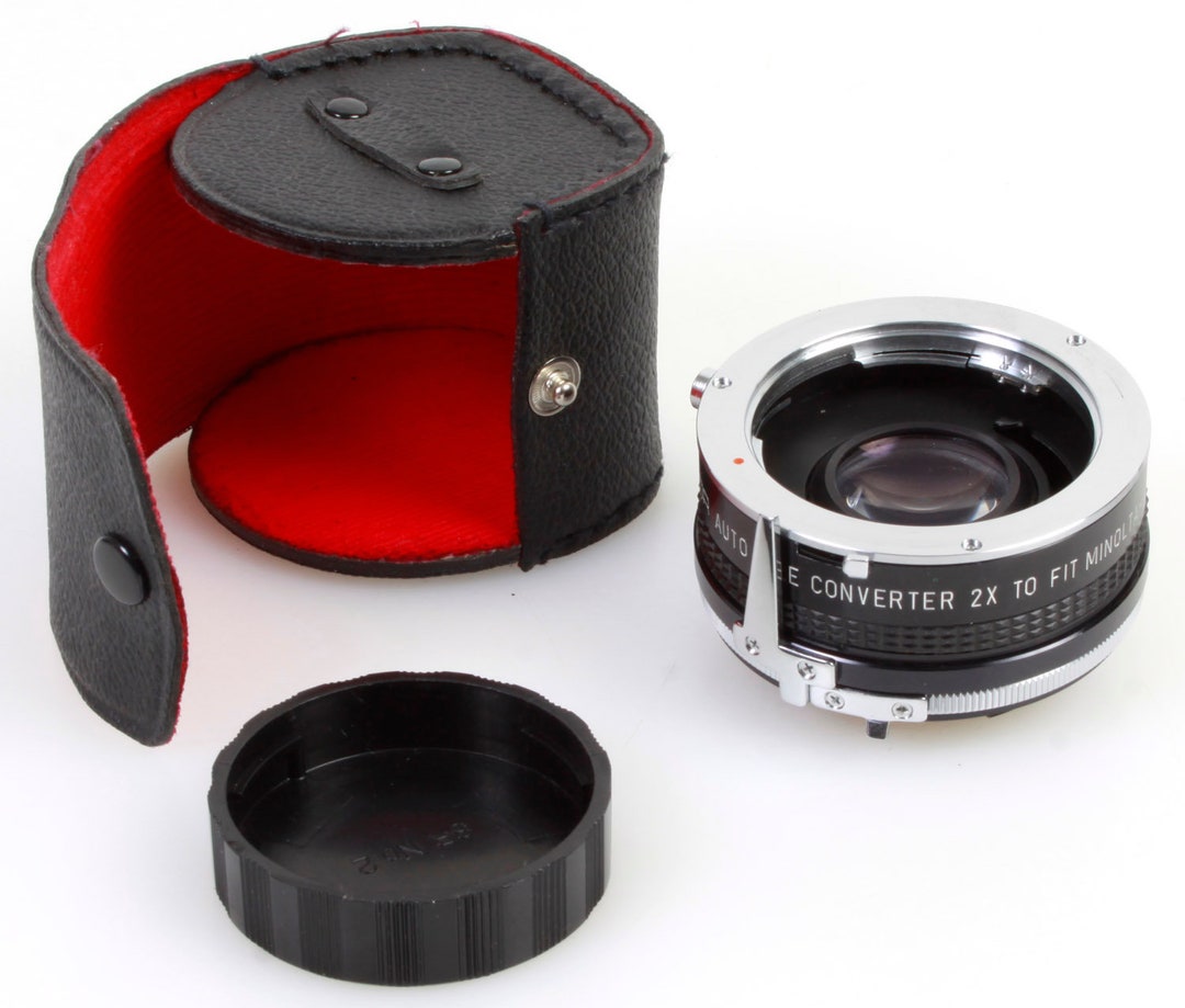 Minoltamd Lens Doubler 2X for Film Camera W/ Case Etsy