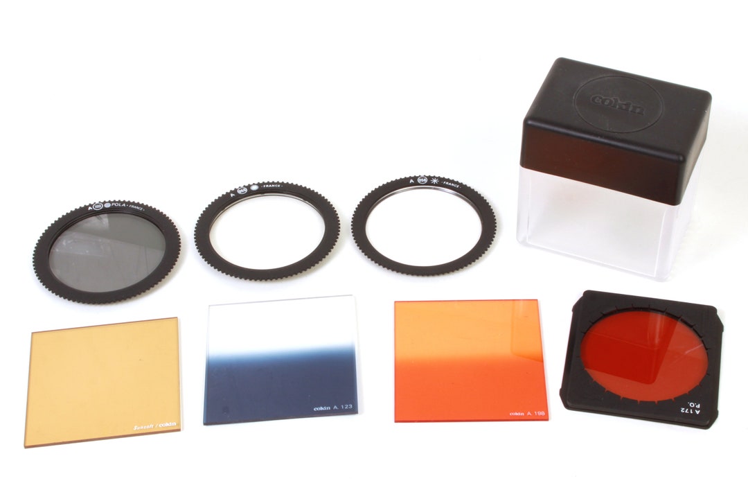 Camera Filter Set (7) Sunset/sunsoft/polarizer/blue/orange/star 8/star ...